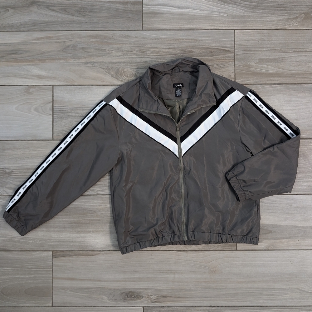 Justify Dream Olive Green Windbreaker